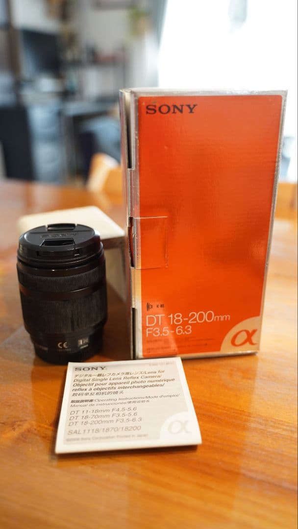 SAL18200 18-200mm F3.5-6.3 Aマウント フィルタ付