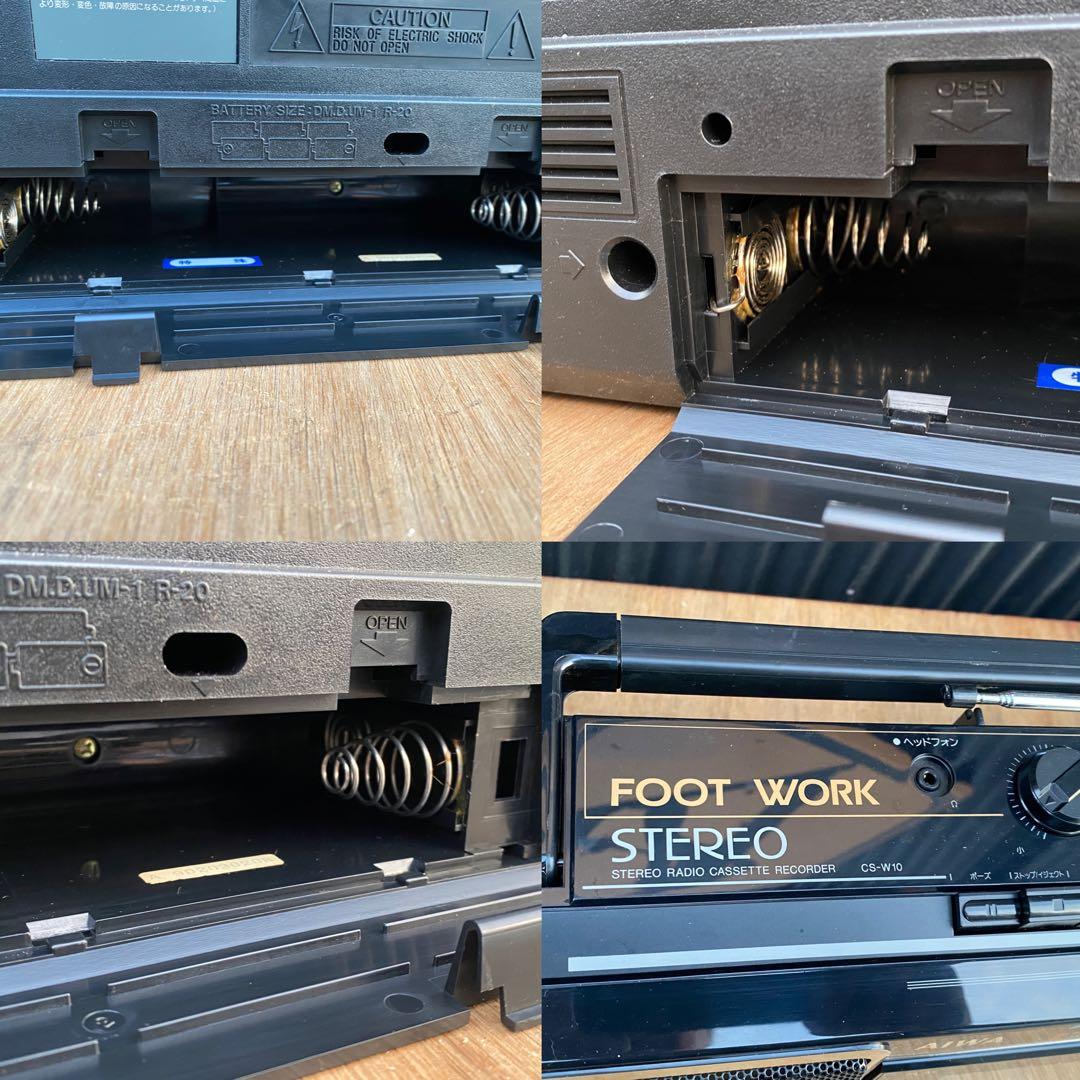 ☆未使用☆ アイワ AIWA ダブル ラジカセ ラジオカセット CS-W10