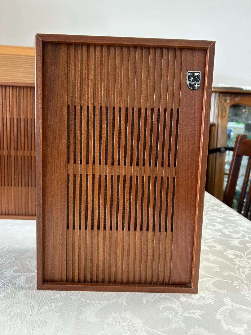 フィリップスPHILIPSオリジナル1970年代 スピーカー ペア美品