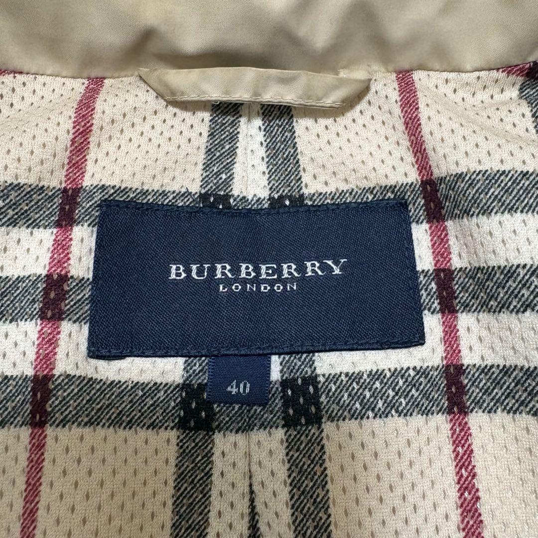 バーバリーロンドン ダウンジャケット ノバチェック L 大きいサイズ