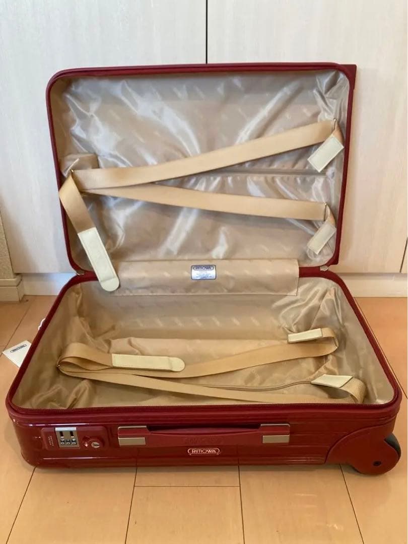 新品 未使用 廃盤リモワ サルサ 2輪 TSAオリエンタル レッド 33L