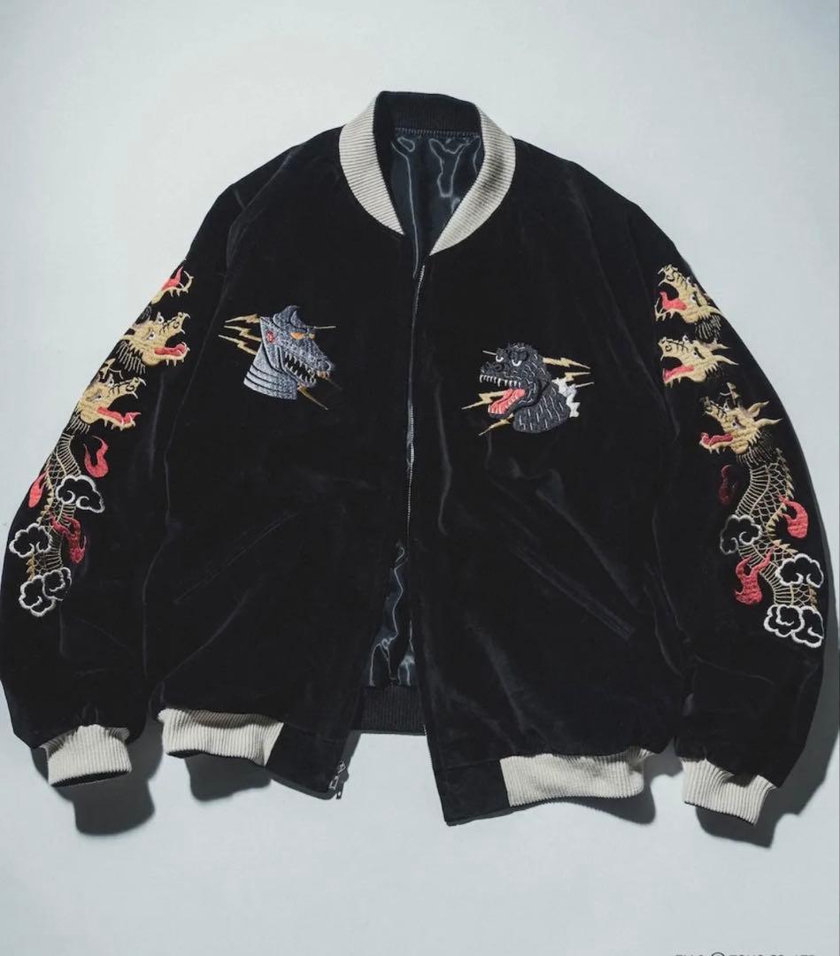 ジャケット・アウター BEAMS JAPAN X TAILOR TOYO Godzilla Tailor Toyo x BEAMS Godzilla Sukajan Jacket Info | Hypebeast