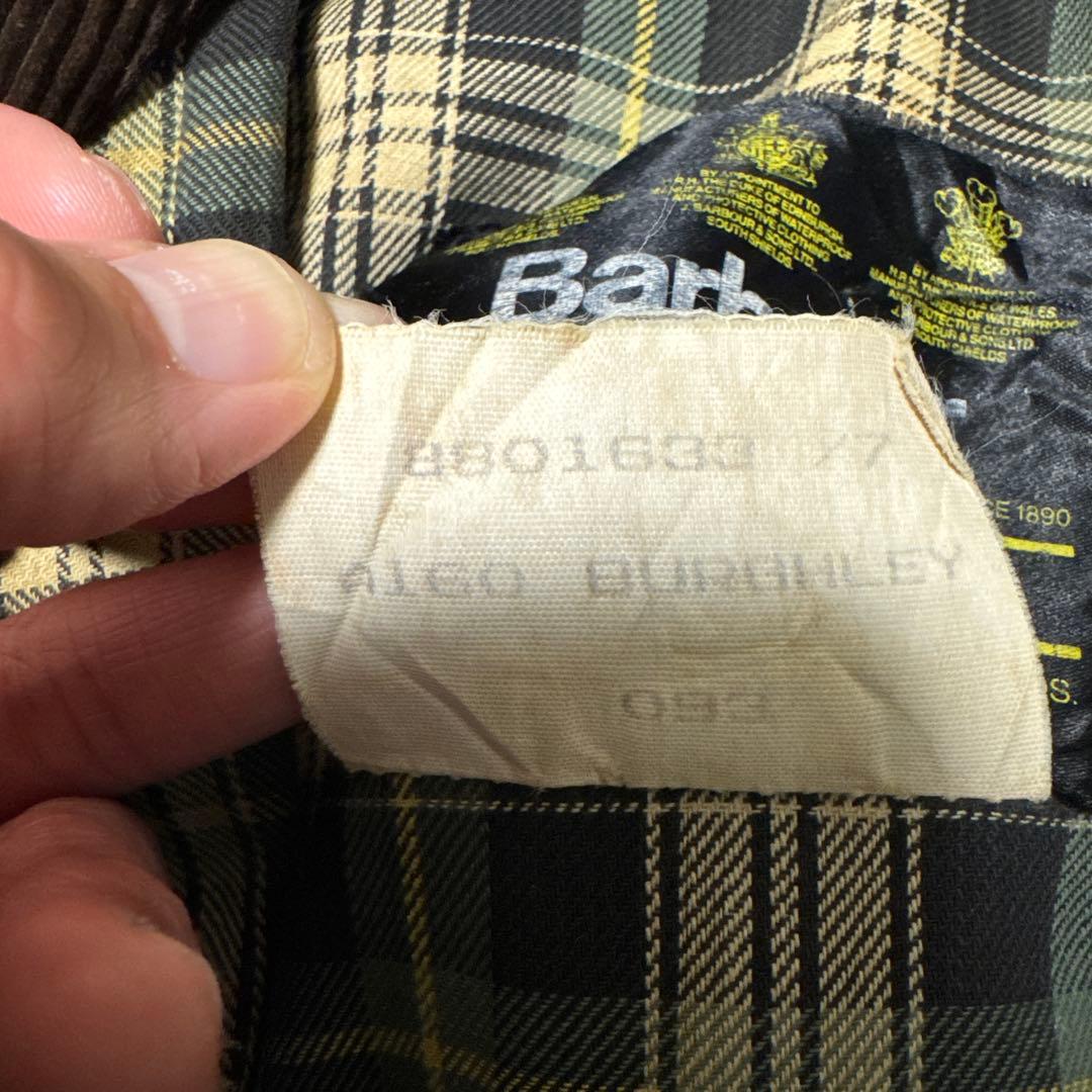 80s Barbour Burghrey オイルドジャケット 42 - メルカリ