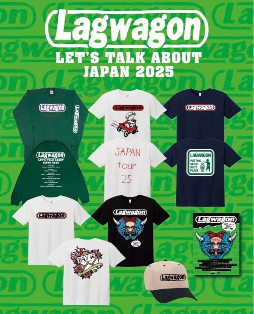LAGWAGON JAPANツアーTシャツ