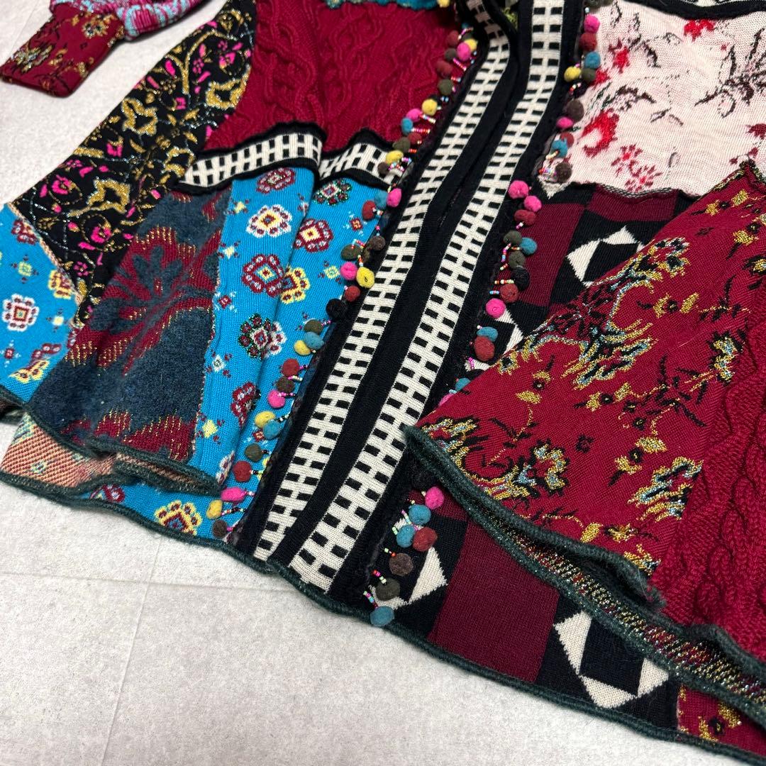 2005AW KENZO Runway long knit cardigan