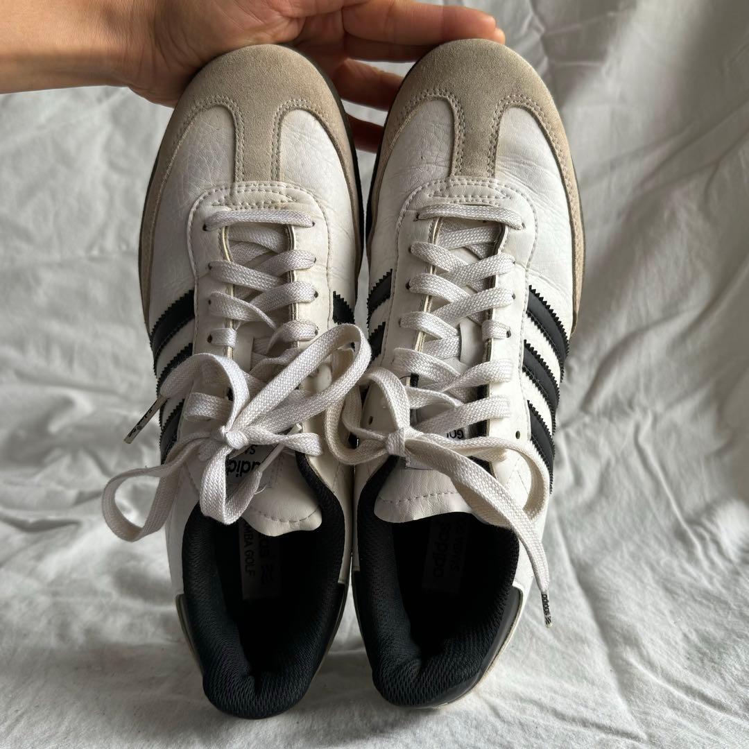 アディダス サンバ ゴルフシューズ adidas golf SAMBA 25.5 - メルカリ