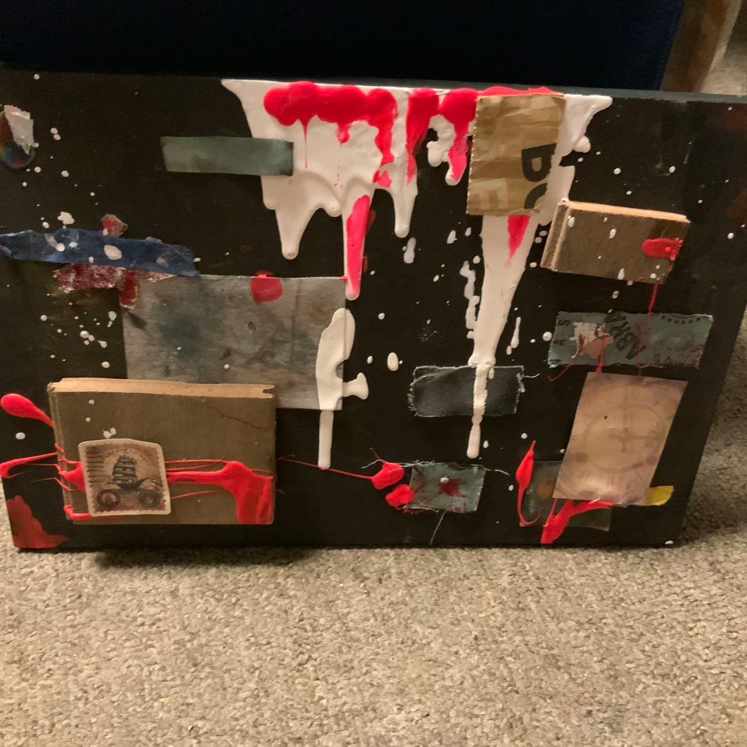 原画　コラージュ　現代アート