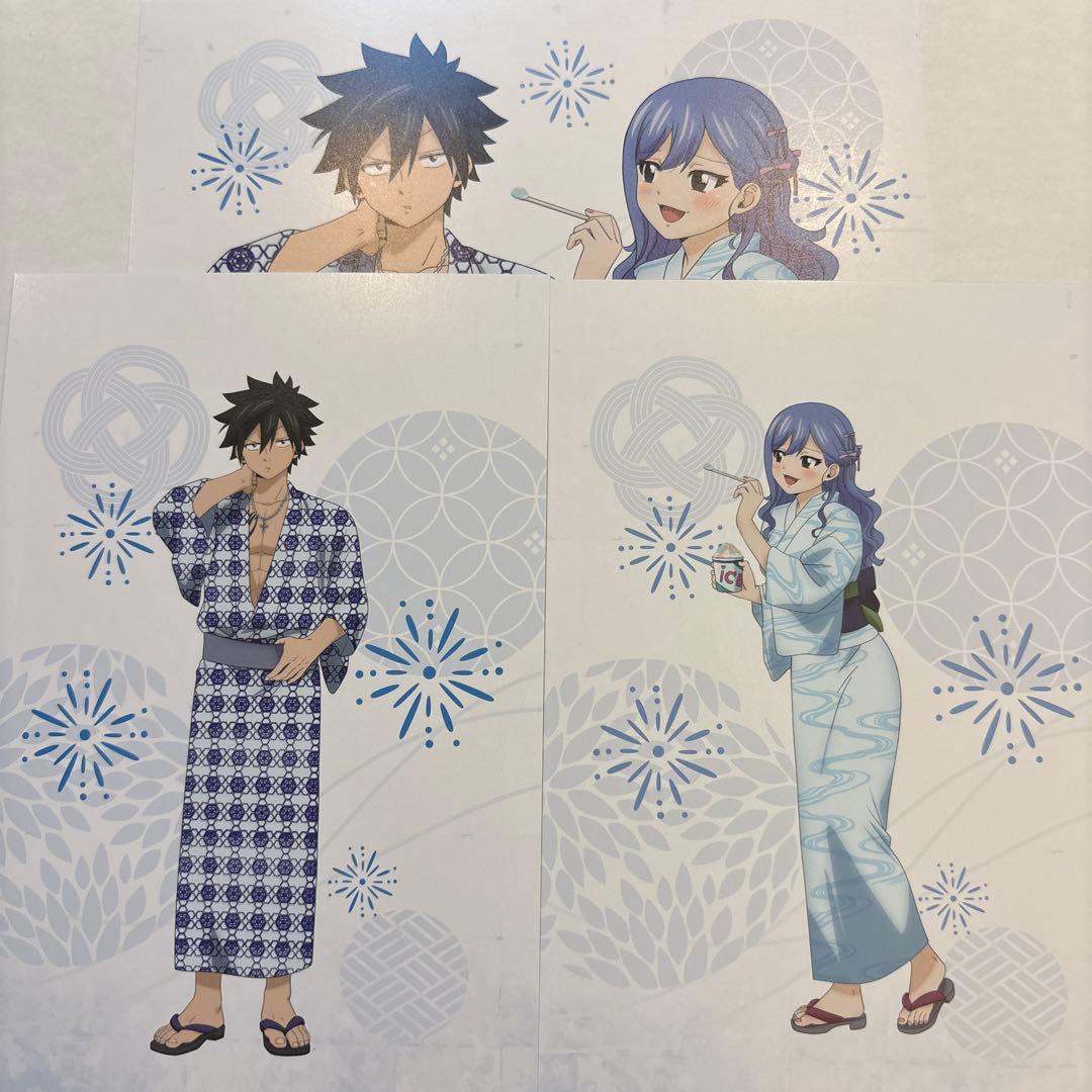 フェアリーテイル 100年クエスト グレイ ジュビア 特典 ポストカード