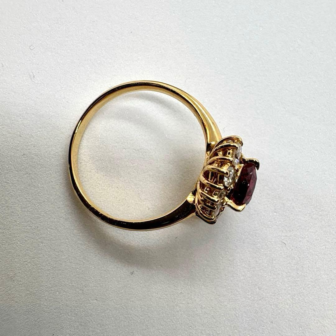 noah　天然ルビー 1.04ct 18金 リング 12号 鑑別付