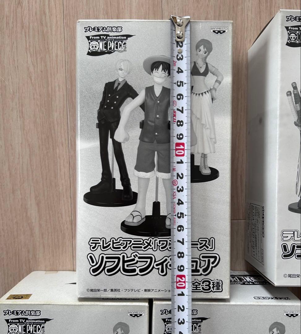 箱吉 プレミアム倶楽部 テレビアニメ「ワンピース」ソフビフィギュア6種