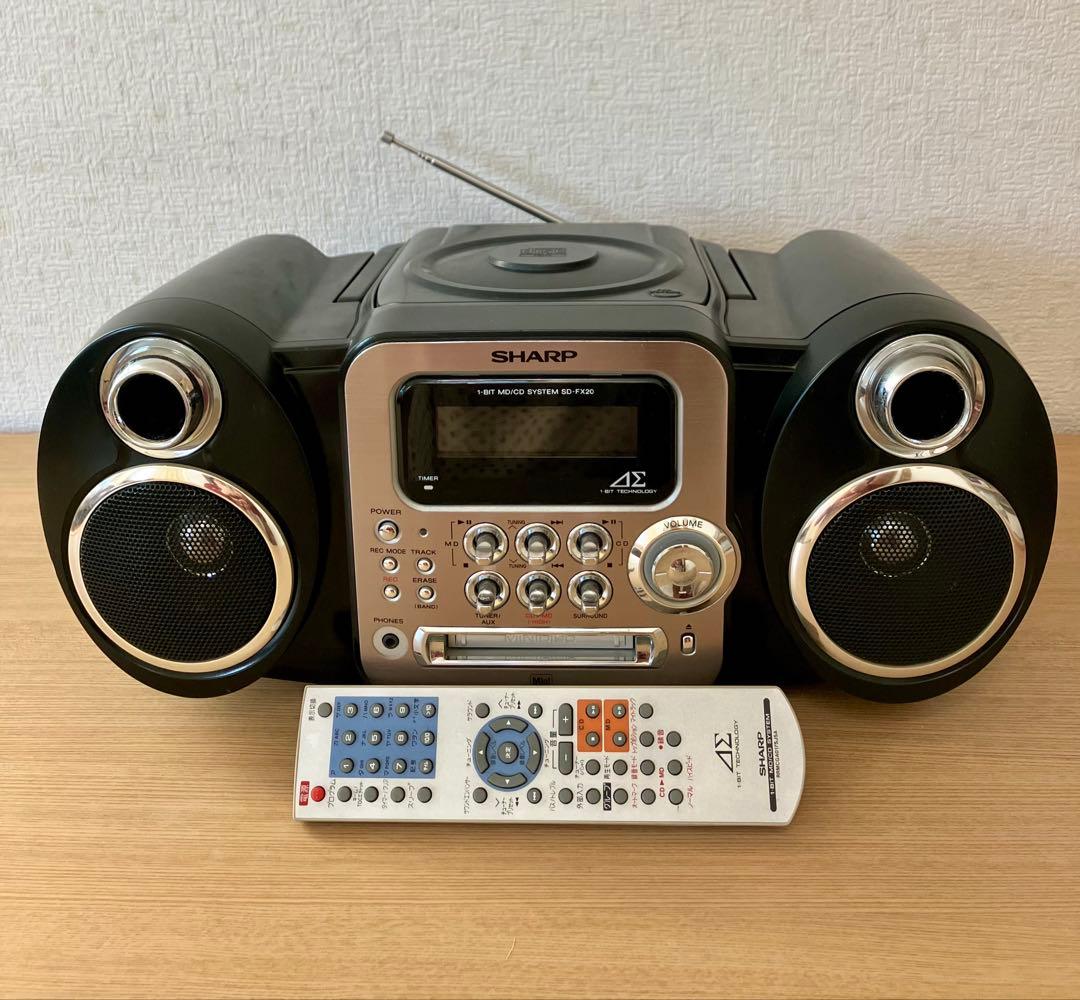 SHARP SD-FX20 MD/CDシステム - メルカリ