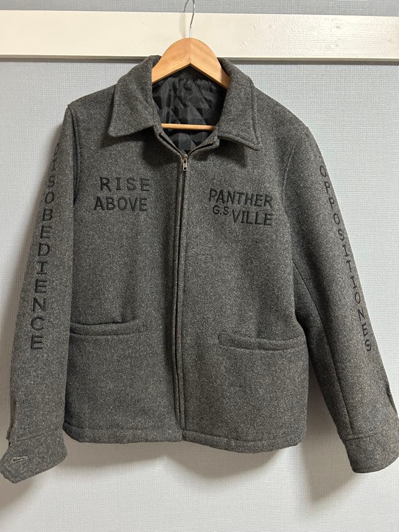 GANGSTERVILLE ギャングスタービル　ジャケット GANGSTERVILLE ギャングスタービル/WINDOWPEN JKT BLACK GANGSTERVILLE