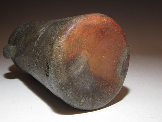 九代 大樋長左衛門 焼締花入 即中斎花押o498 - メルカリ