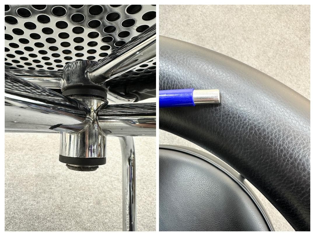 訳アリ品□Cassina/カッシーナ□LC7 スウィベルチェア ル