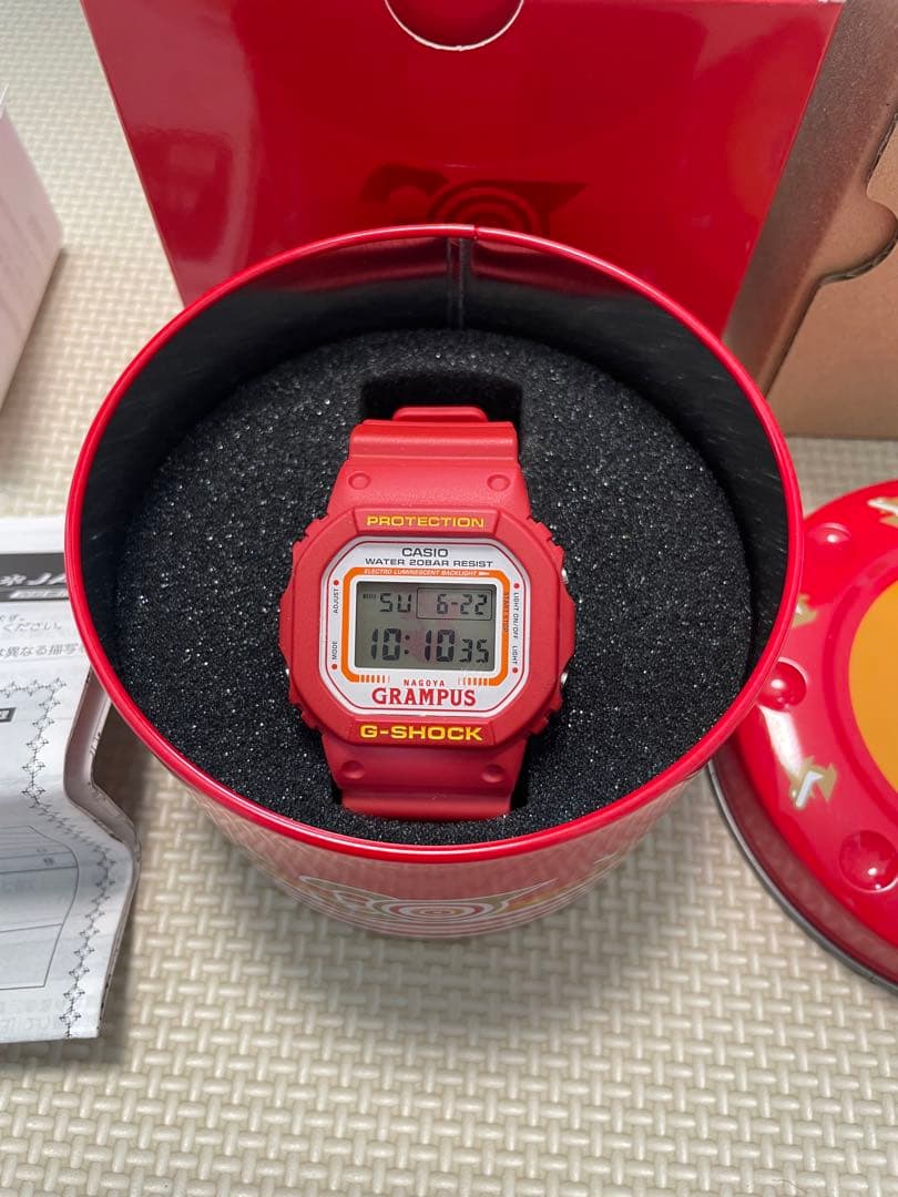 グランパス　G-SHOCK 30周年記念　使用は頻度少ない 30頭のイルカ・クジラをデザイン】「ICERC Japan」コラボレーション30