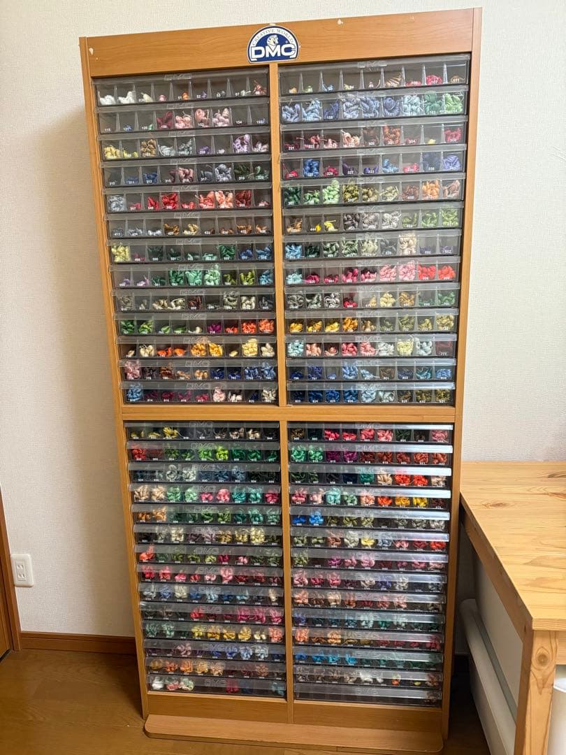 DMC 刺繍棚 刺繍糸 糸ケース 収納 マルチディスプレイ - メルカリ