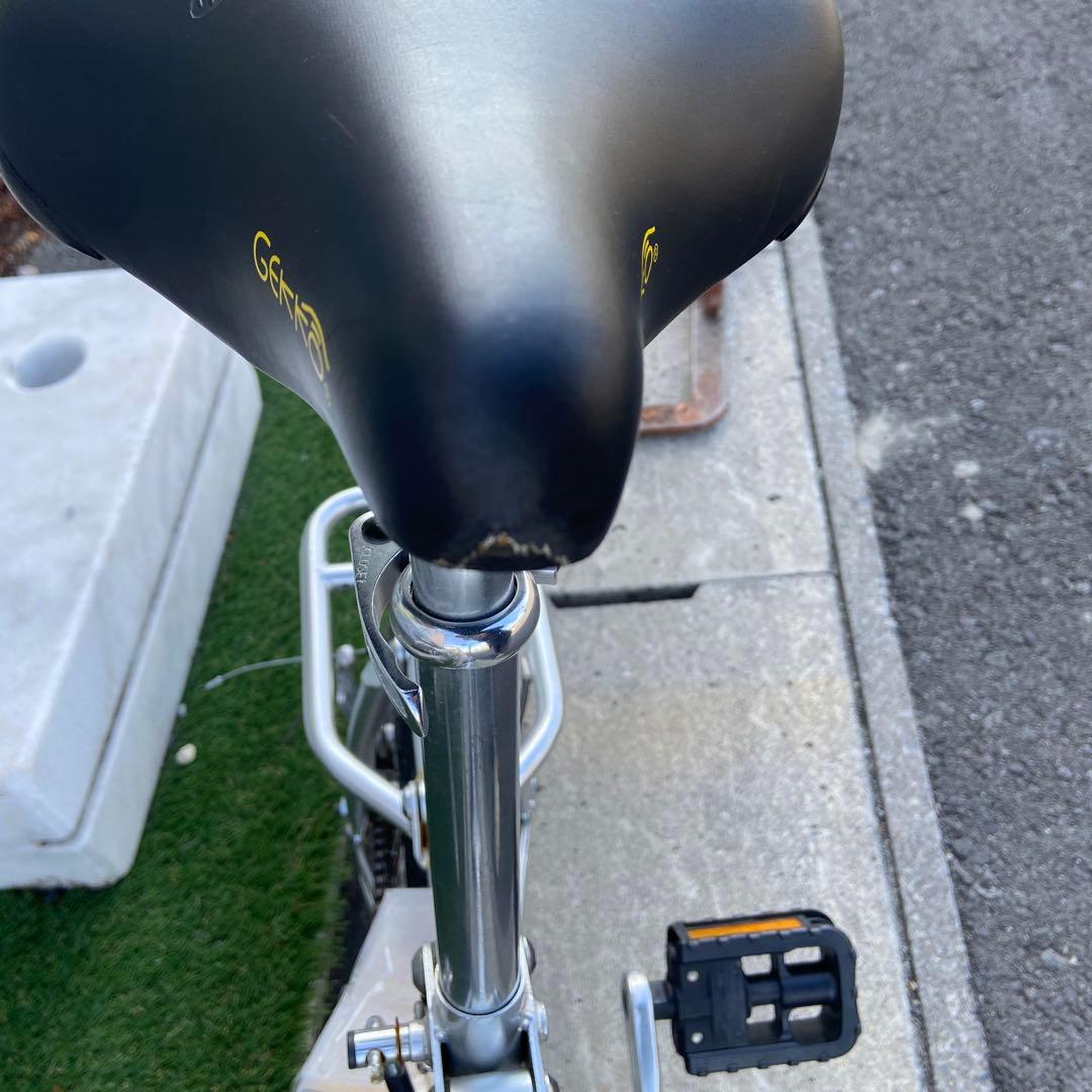 GEKKO ゲッコウ⭐️折りたたみ自転車 シルバー 【3614】 - メルカリ