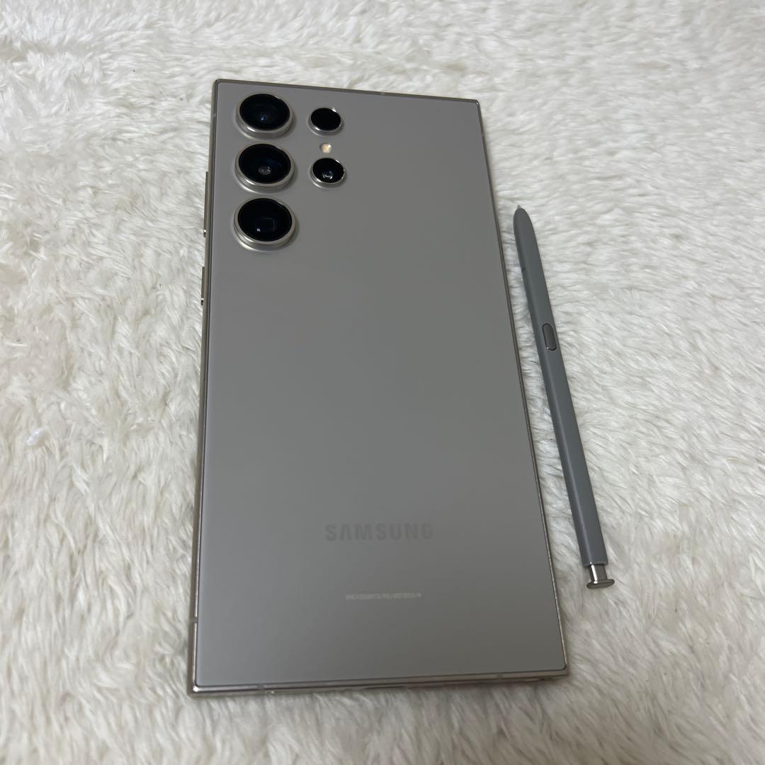 Galaxy S24 ultra 256GB チタニウムグレー 日本版 - メルカリ