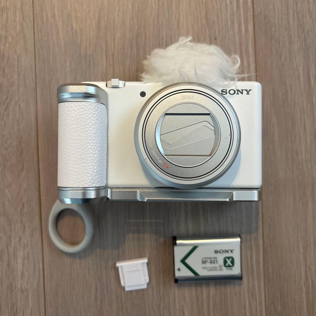 【美品】SONY VLOGCAM ZV-1 II ホワイト　ZV-1M2 SONY VLOGCAM ZV-1M2G シューティンググリップキット [ホワイト] 価格