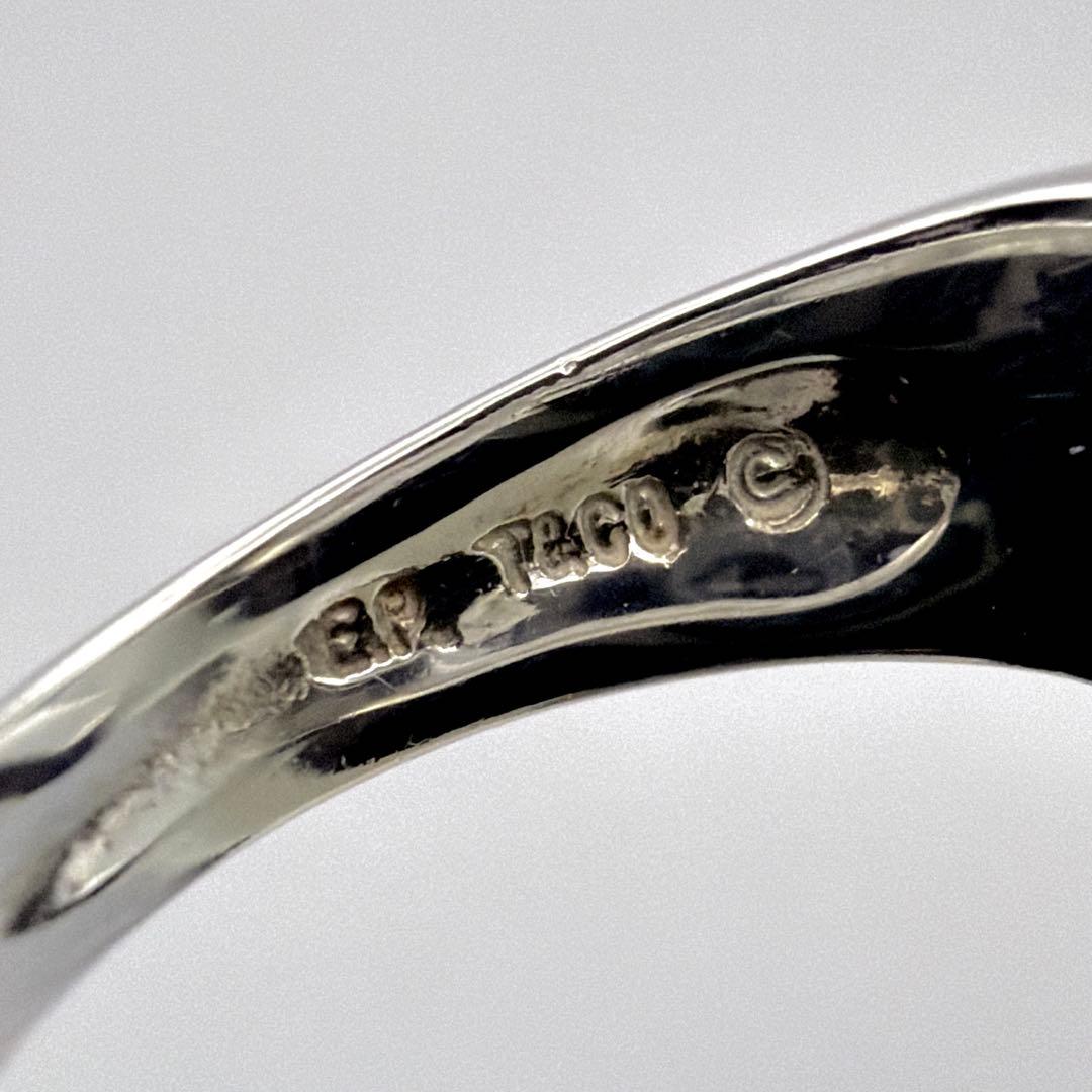 極美品 新品仕上げ ティファニー オープンハート リング 13号 シルバー
