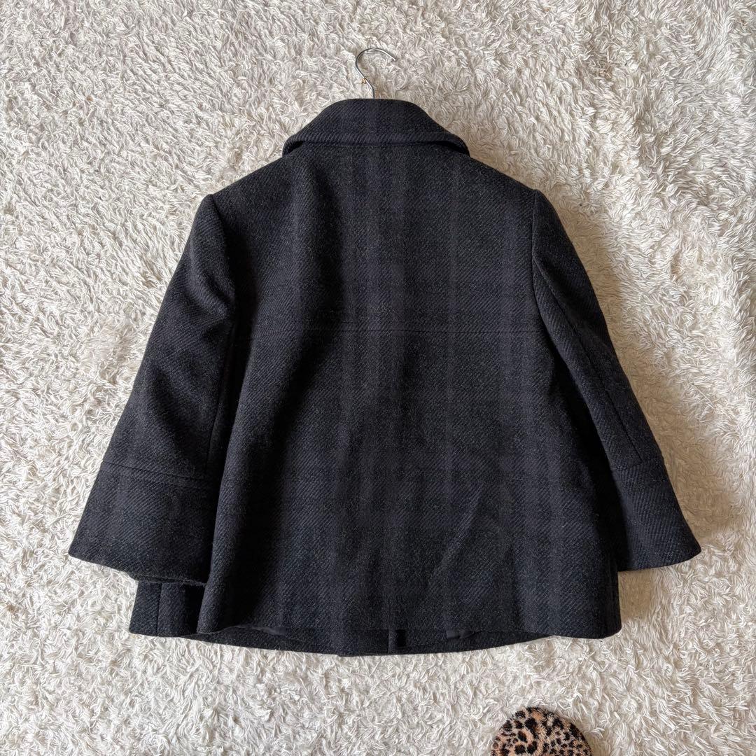 美品✨バーバリーロンドン ポンチョ風ショートコート ノバチェック