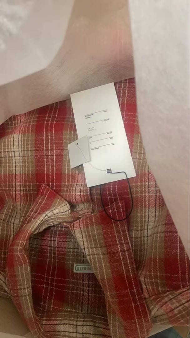 Vintage Cotton Silk Nep Twill CheckShirt - メルカリ