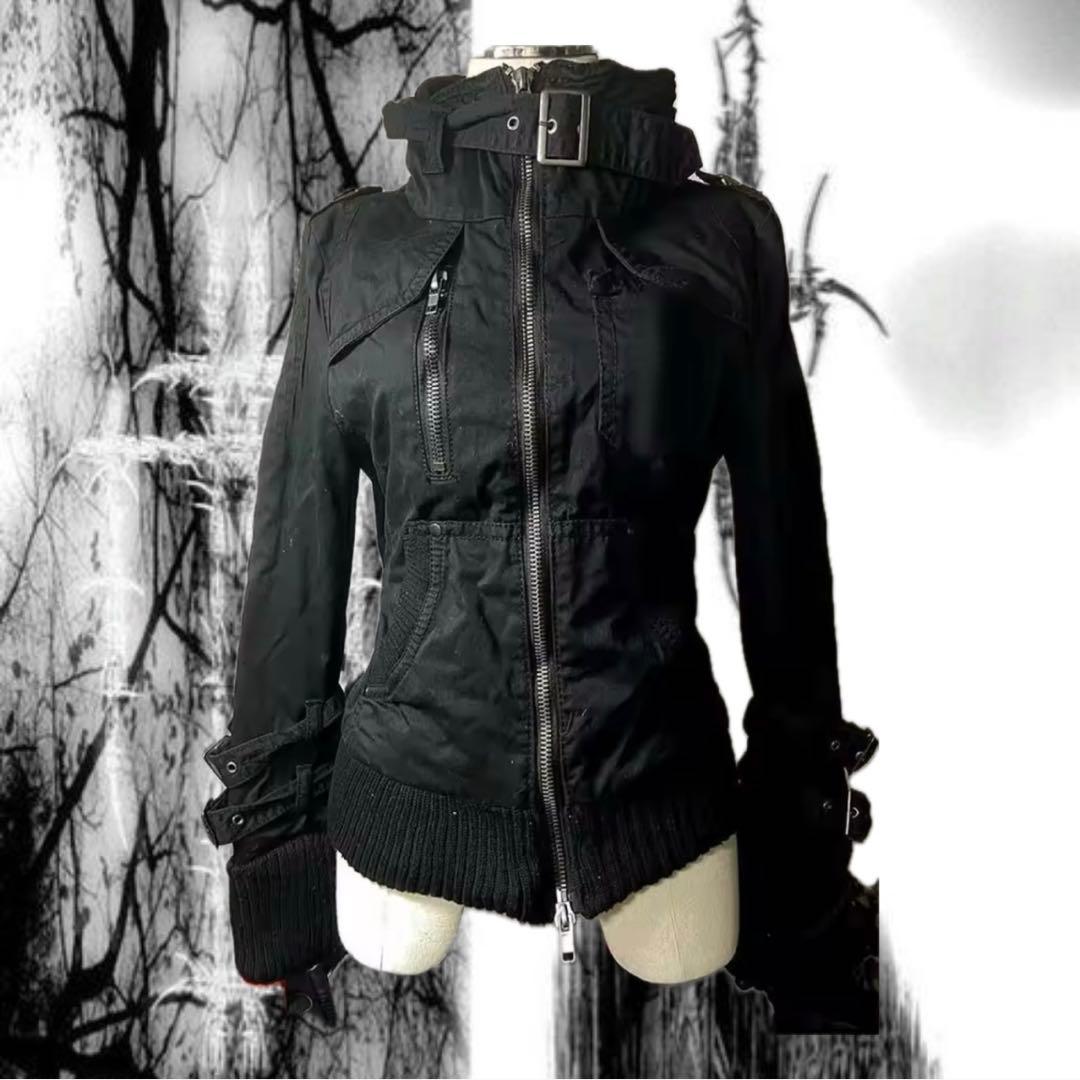 y2k グランジ 00s ミリタリージャケット archive y2k 00 archive グランジ パンク LGB 平成 V系 ジャケット - メルカリ