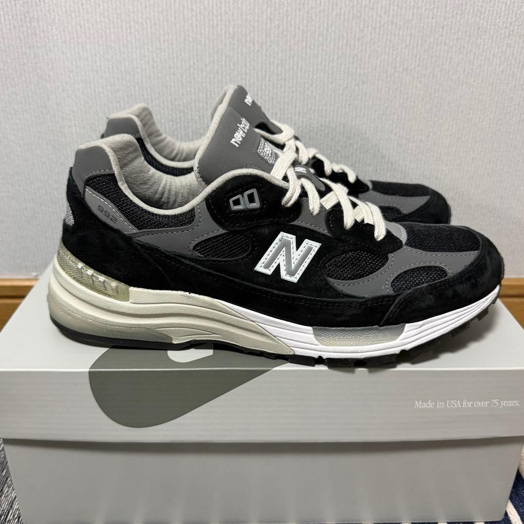 靴 New Balance U992BK (25.5cm / US7.5)