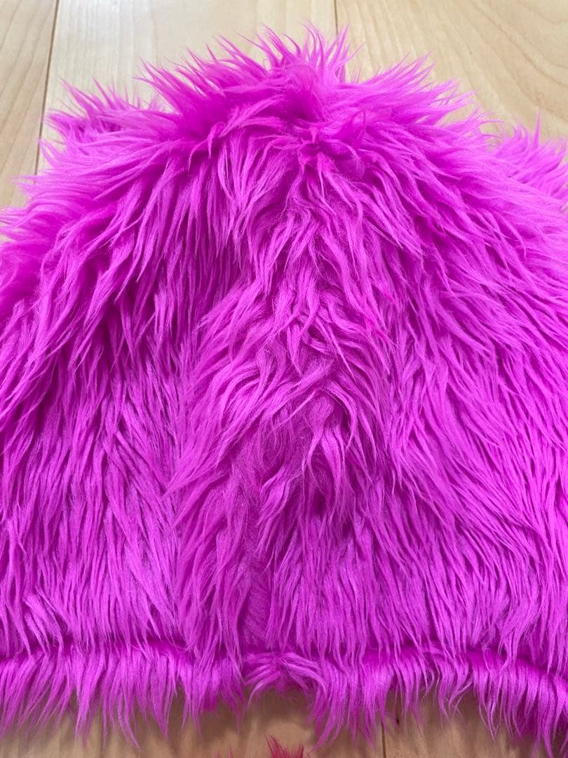 【週末お値下げ中】チェシャ猫　マフラーファンキャップ　ディズニー