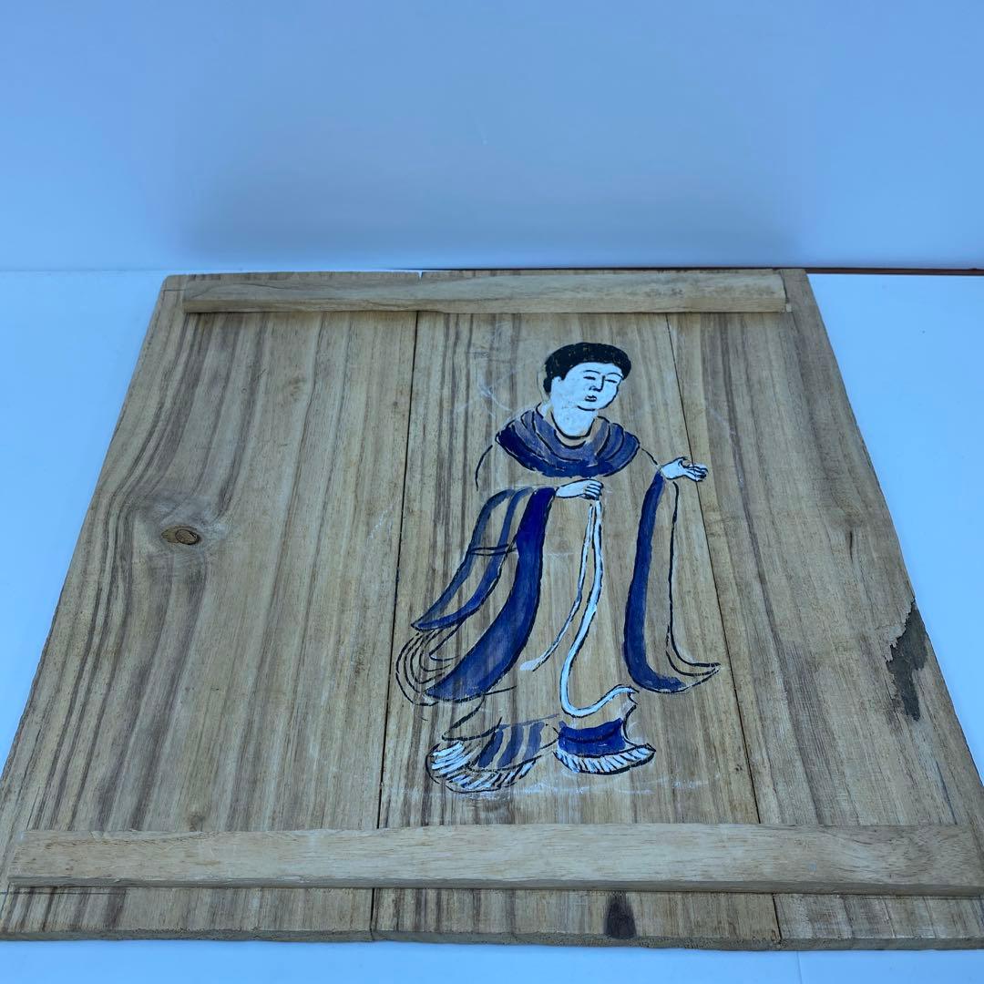 古伊万里 染錦 染付大皿4枚 美人画木箱付 タニコ 東さ7-0626⑥ - メルカリ