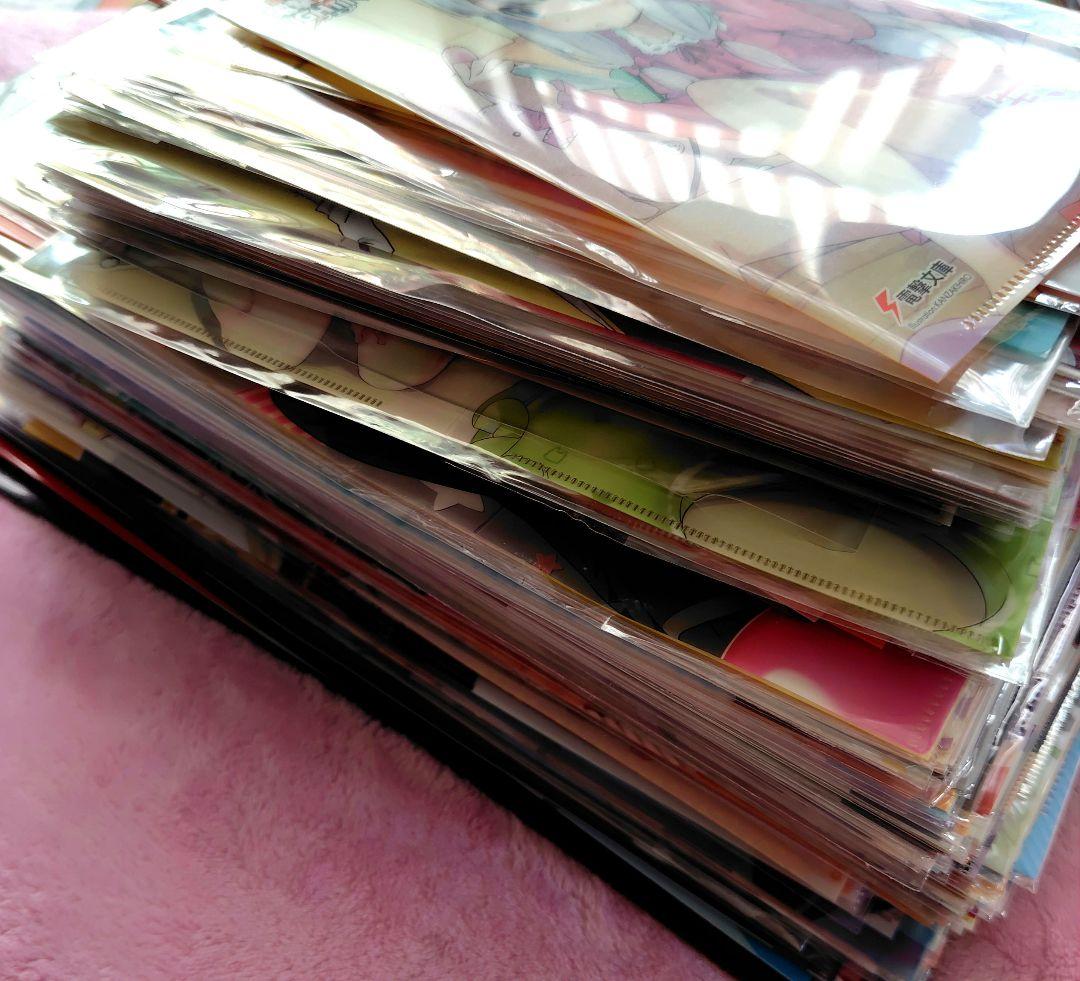 【2556】300枚程度　美少女系 アニメ クリアファイル 大量 まとめ売り