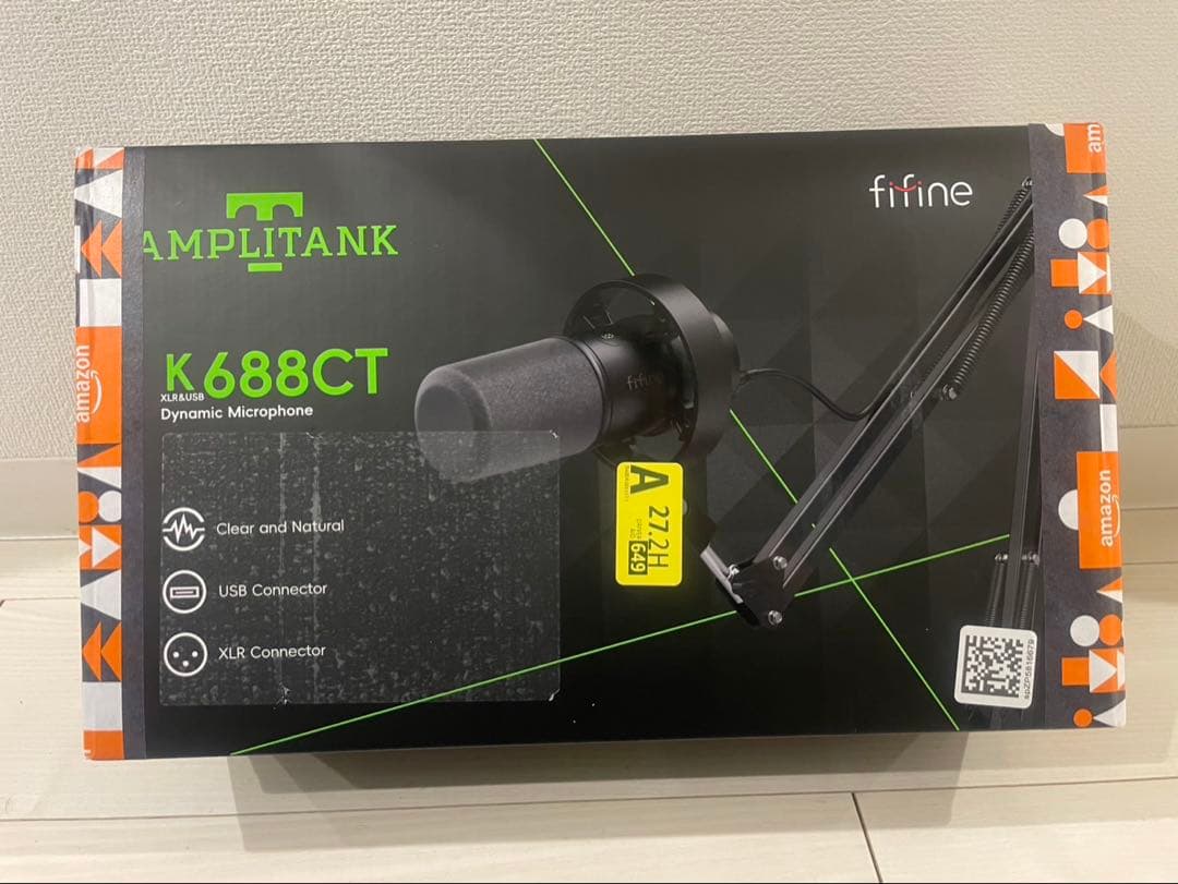 AMPLITANK K688CT ダイナミックマイク 楽天市場】【公式ブランド・1年保証】ダイナミックマイク 配信用マイク