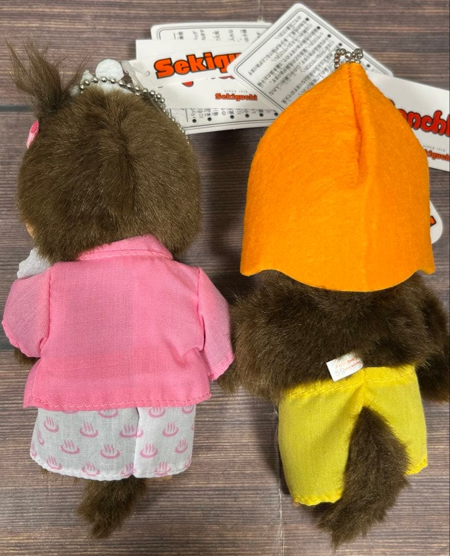 モンチッチ 湯布院限定 サウナ 温泉 浴衣 男の子 女の子 キーチェーン