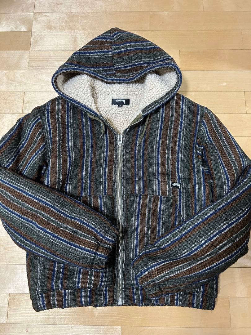 Stussy Wool Stripe Work Jacket - メルカリ