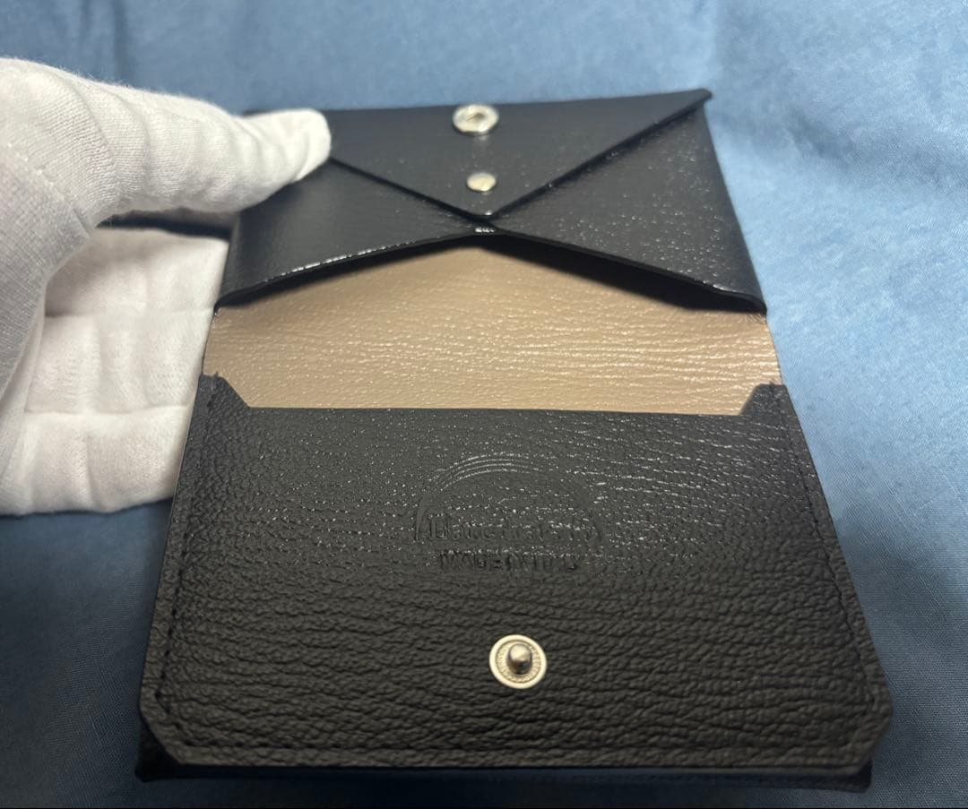 未使用】L'arcobaleno フォールディウォレット BLACK/GRAY