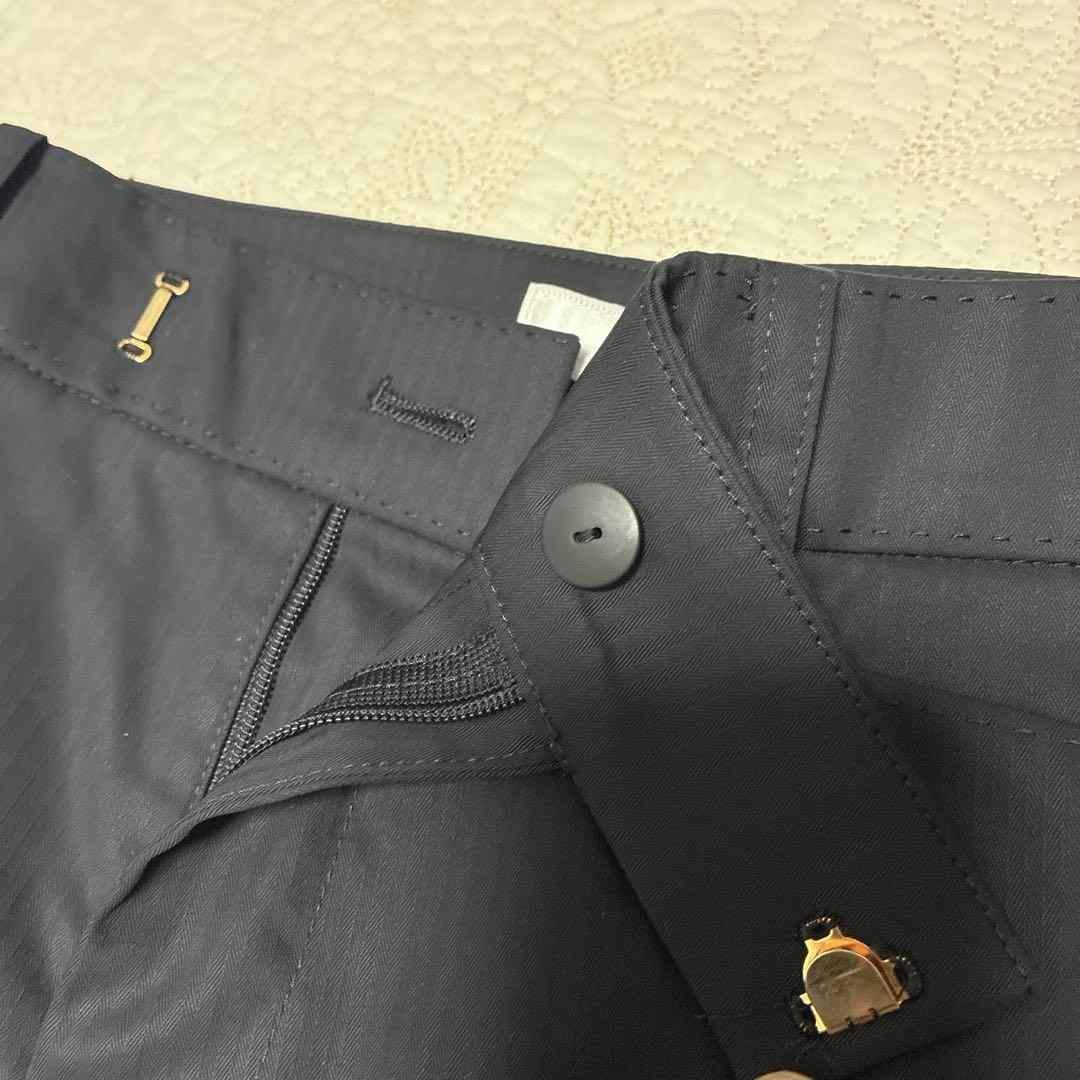 【極美品】組曲 KUMIKYOKU セットアップ パンツスーツ 黒 ストライプ