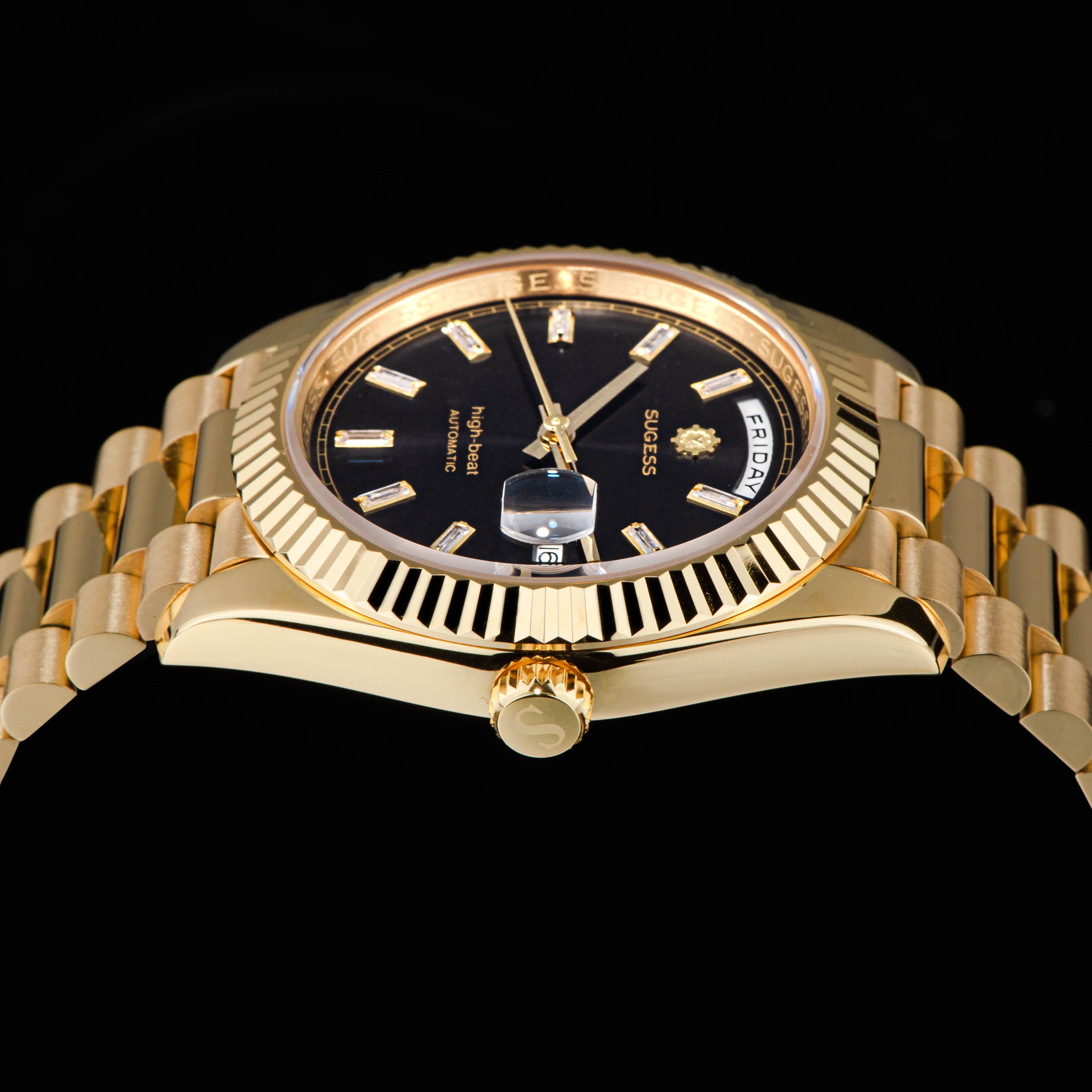 Heritage S433 433 DD Date and Day Display Gold Automatic