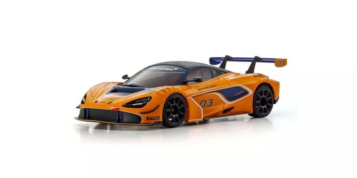 ASC MR04W-MM McLaren 720S GT3 #03 Orange Mini-Z RWD 1-28 Painted