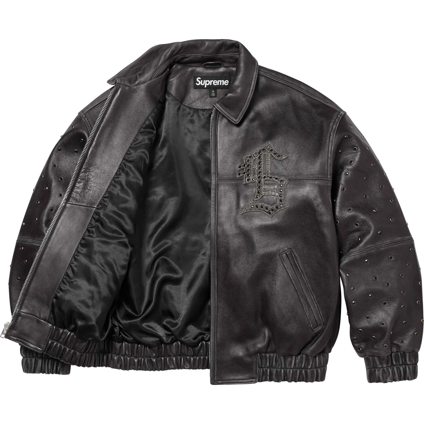 Gem Studded Leather Jacket | Supreme 24ss